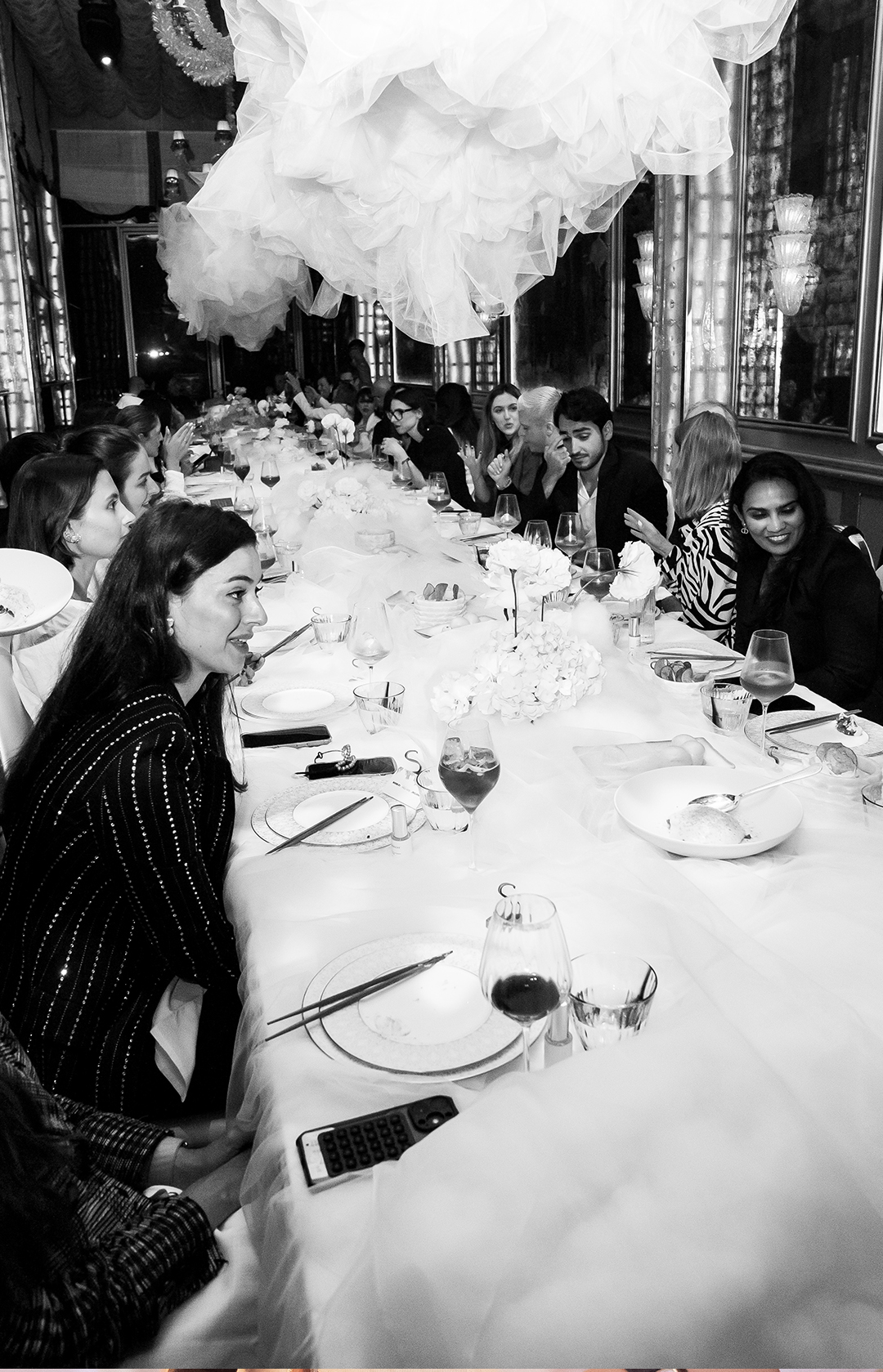 Pantone Cloud Dancer Dinner